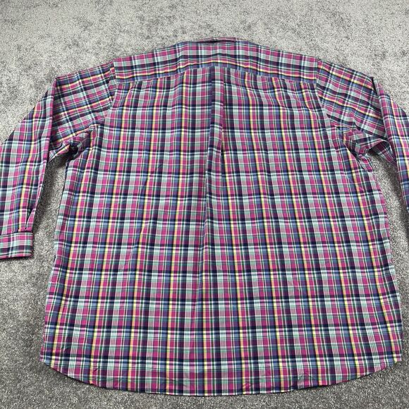 Polo Ralph Lauren Button Down Shirt Mens 3XB Performance Plaid Wicking Cooling - Picture 10 of 15